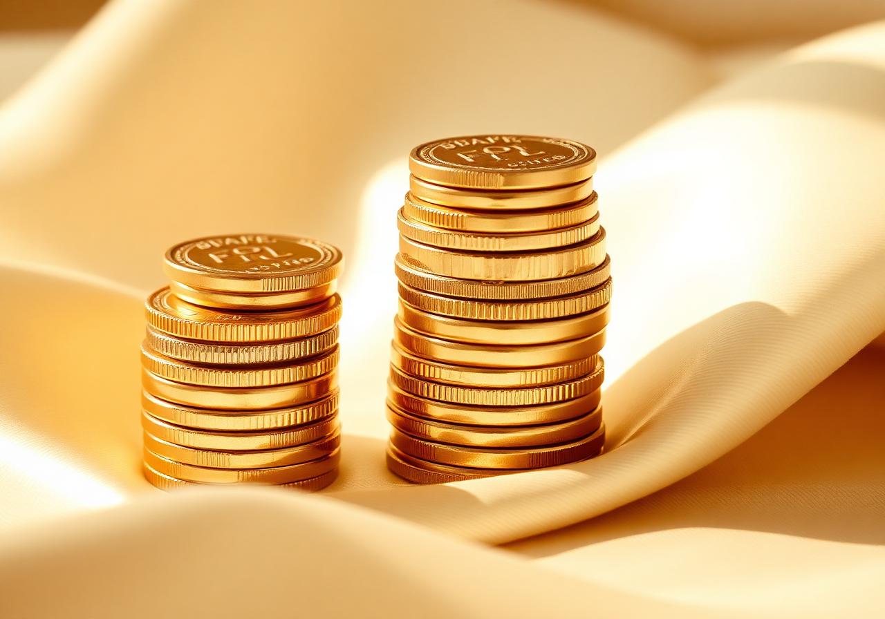 Gold coins savings